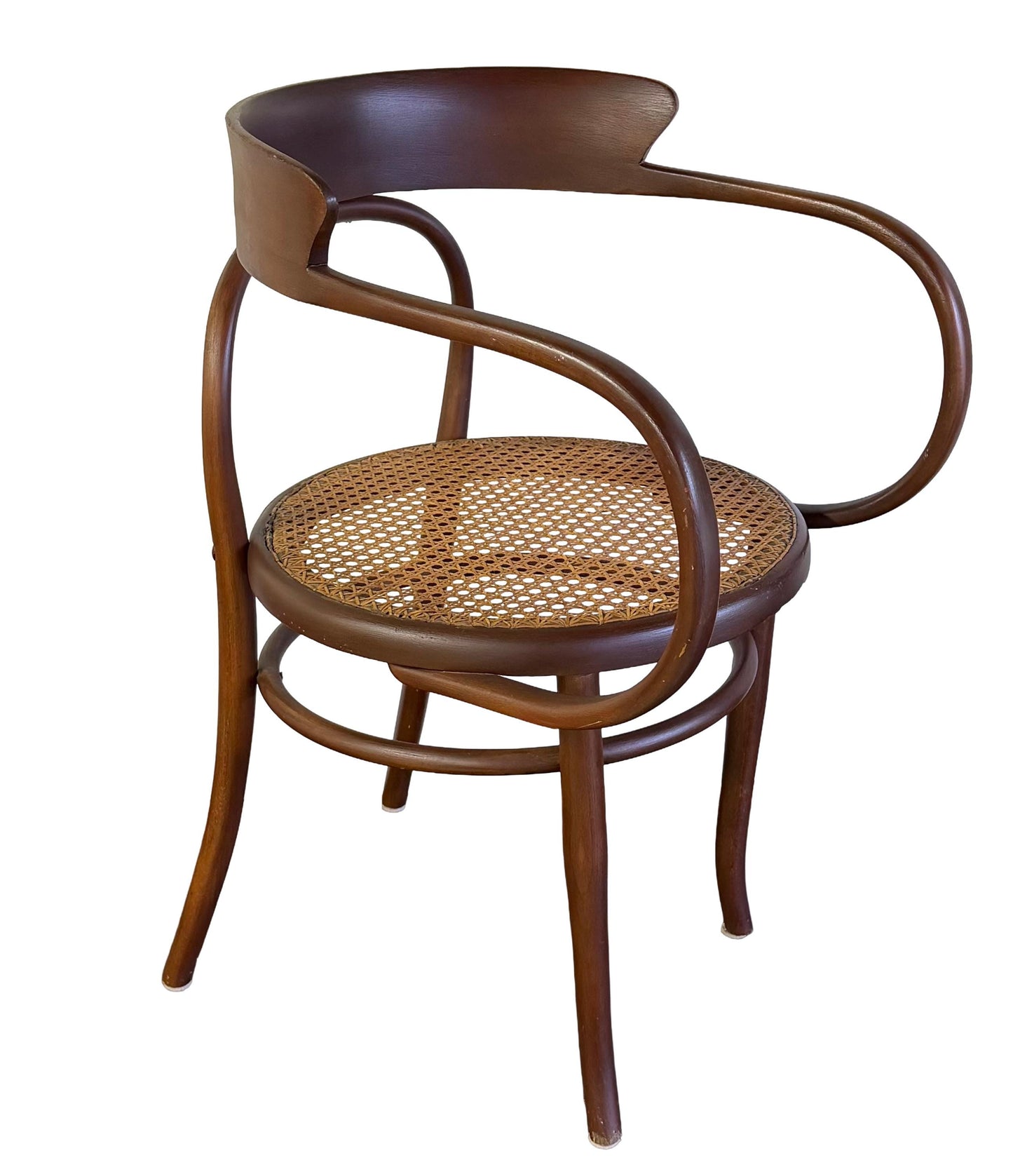 Original Josef Hoffman Bentwood Chair Circa 1900’s By Mundus Paper Labels