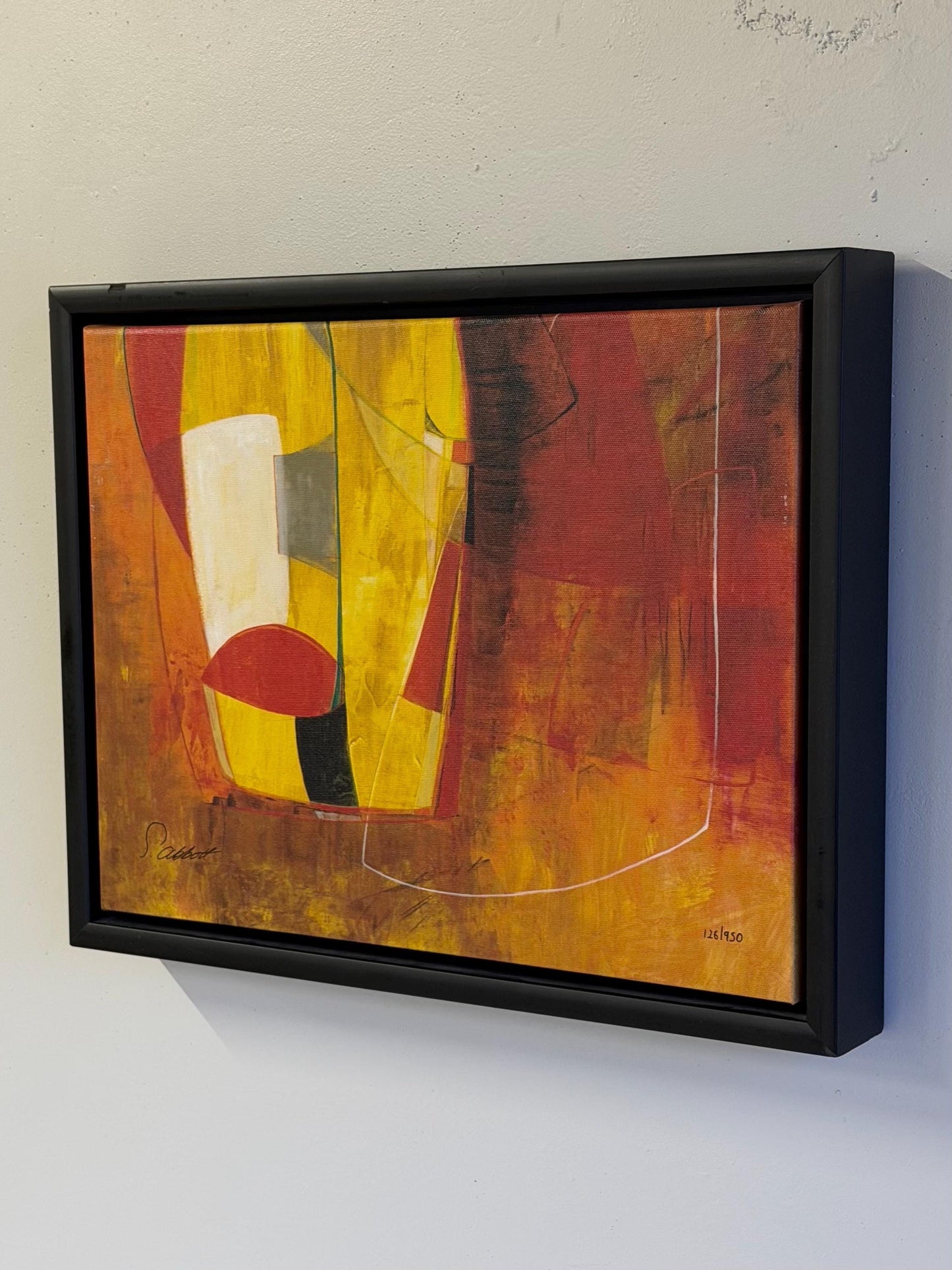Abstract Art By Sara Abbott Modern Space IV Numbered Print