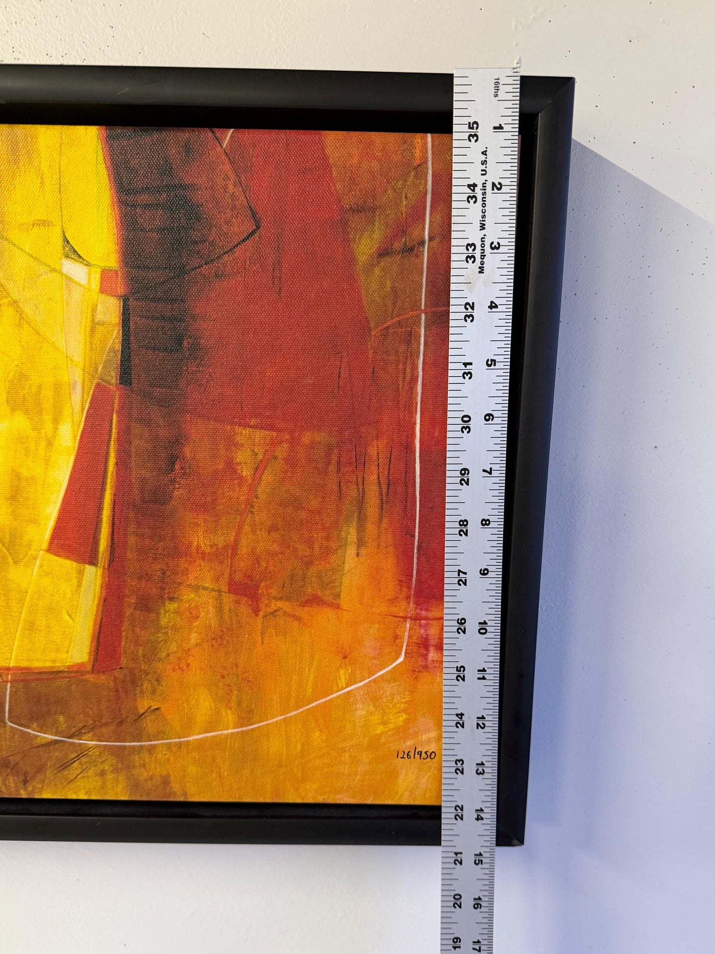 Abstract Art By Sara Abbott Modern Space IV Numbered Print