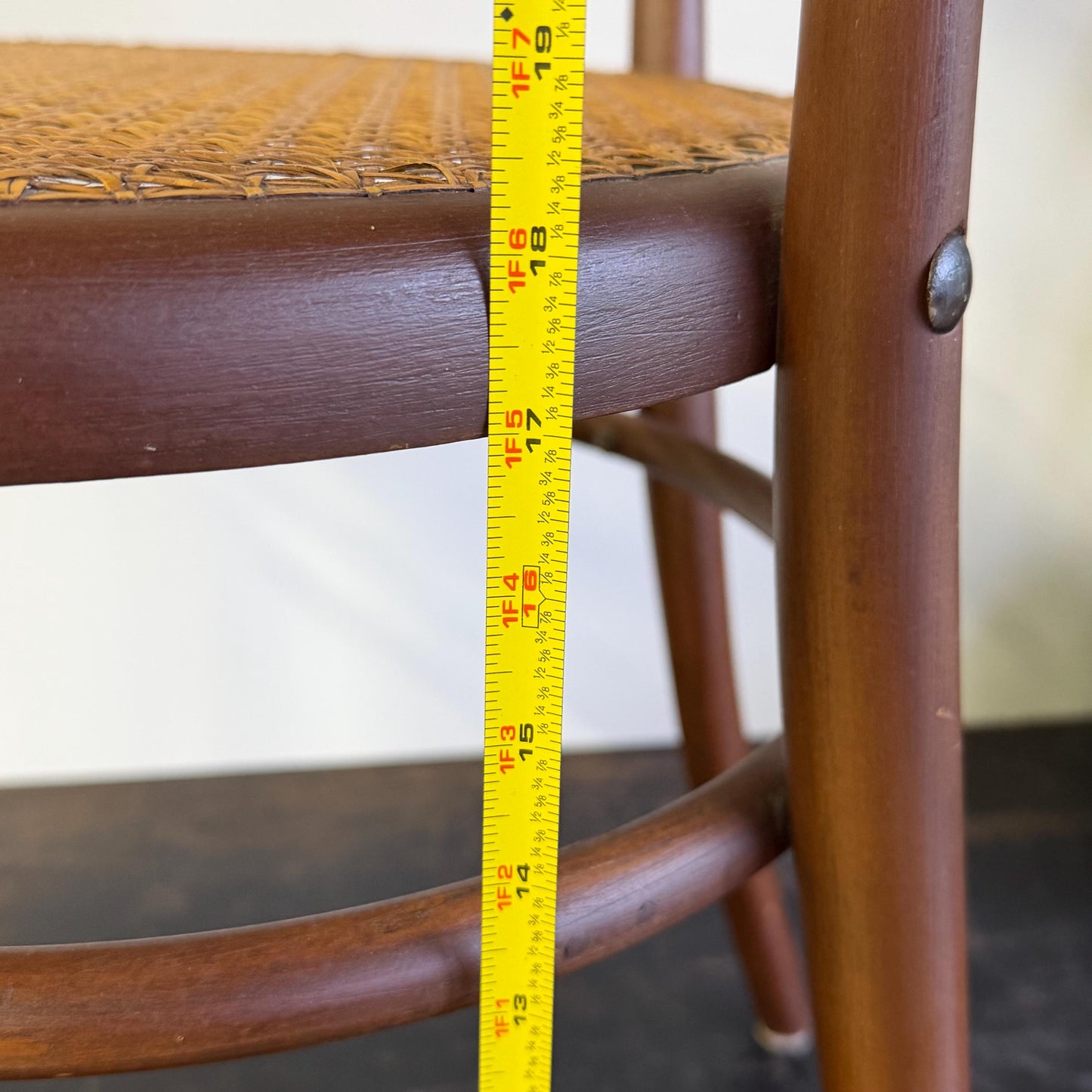 Original Josef Hoffman Bentwood Chair Circa 1900’s By Mundus Paper Labels