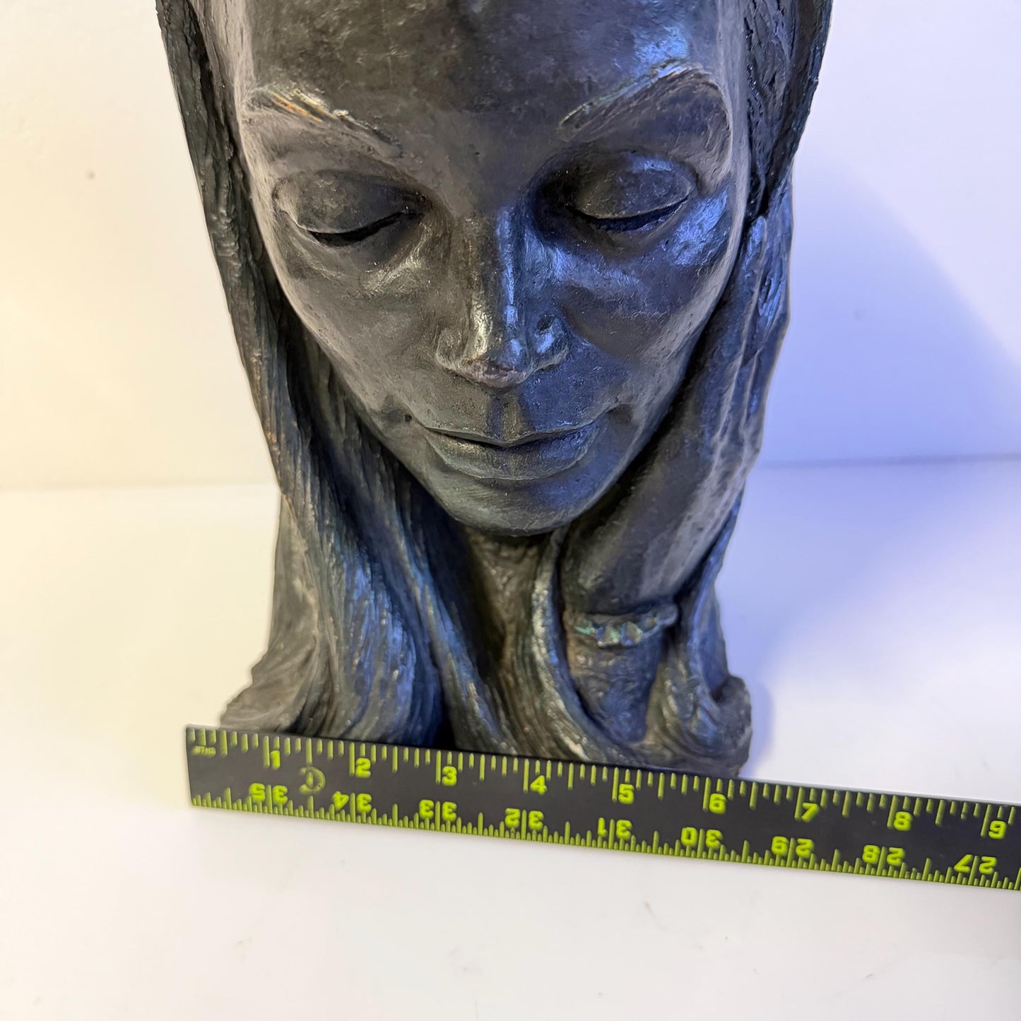 Vintage Mid Century Women Bust Sclupture Signed & Numbered 1960’s