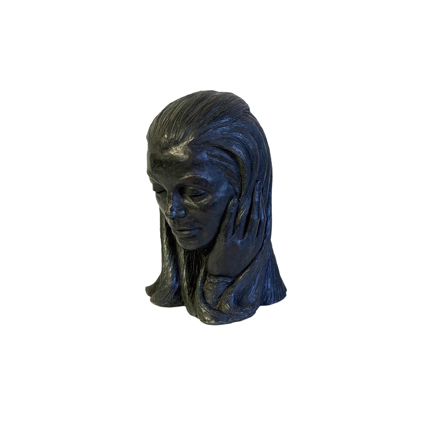 Vintage Mid Century Women Bust Sclupture Signed & Numbered 1960’s