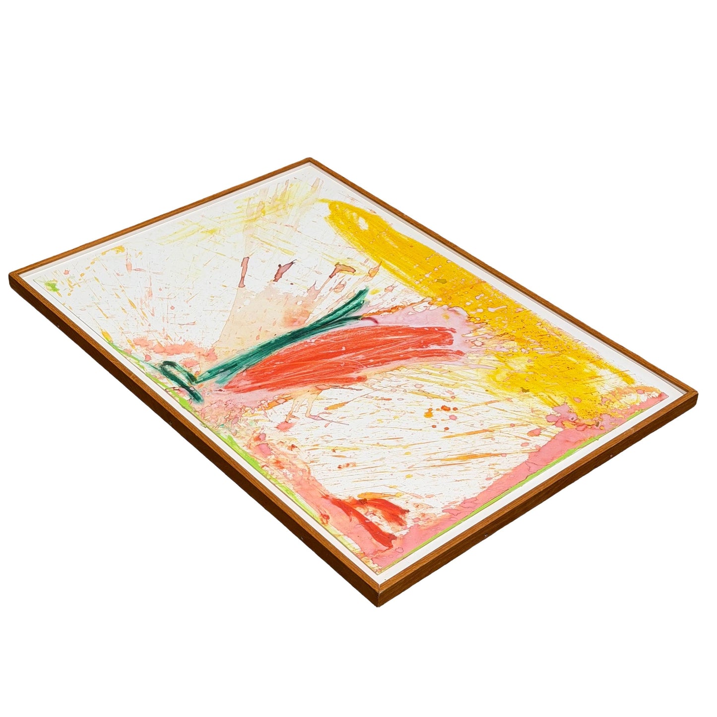 Original Micheal Tracy Abstract Painting Titled In The August Garden X 1984