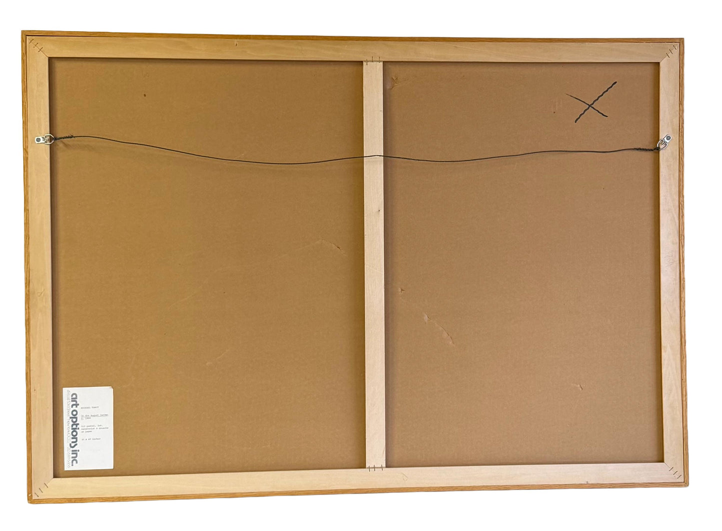 Original Micheal Tracy Abstract Painting Titled In The August Garden X 1984