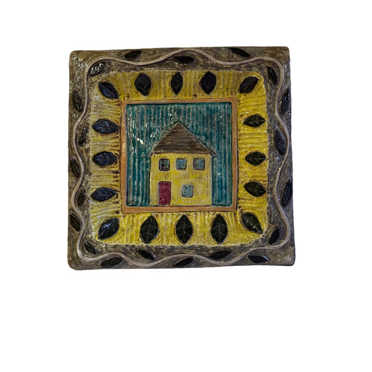 Original John A. Taylor Studio Pottery Wall Art Sculpture Signed JAT