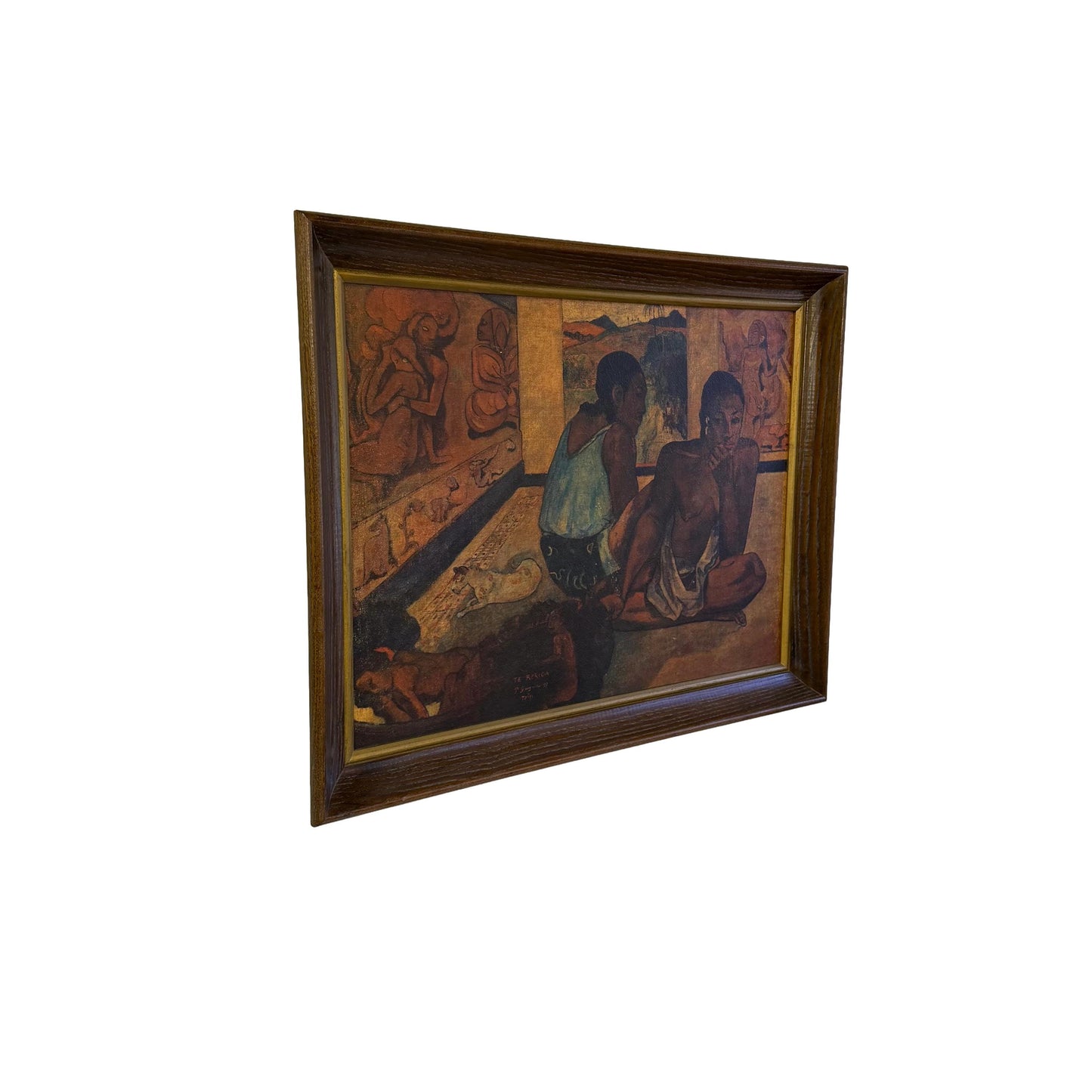 Vintage Mid Century Te Rerioa 1897 Giclee Print by Paul Gauguin