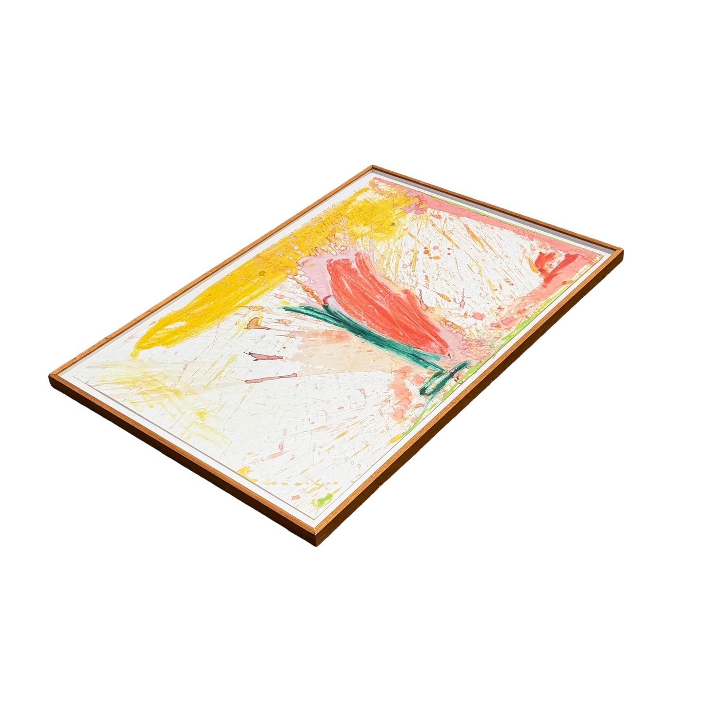 Original Micheal Tracy Abstract Painting Titled In The August Garden X 1984