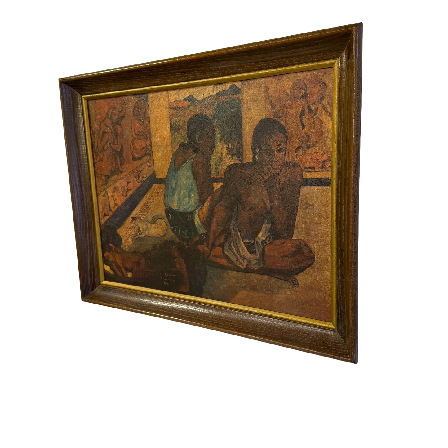 Vintage Mid Century Te Rerioa 1897 Giclee Print by Paul Gauguin