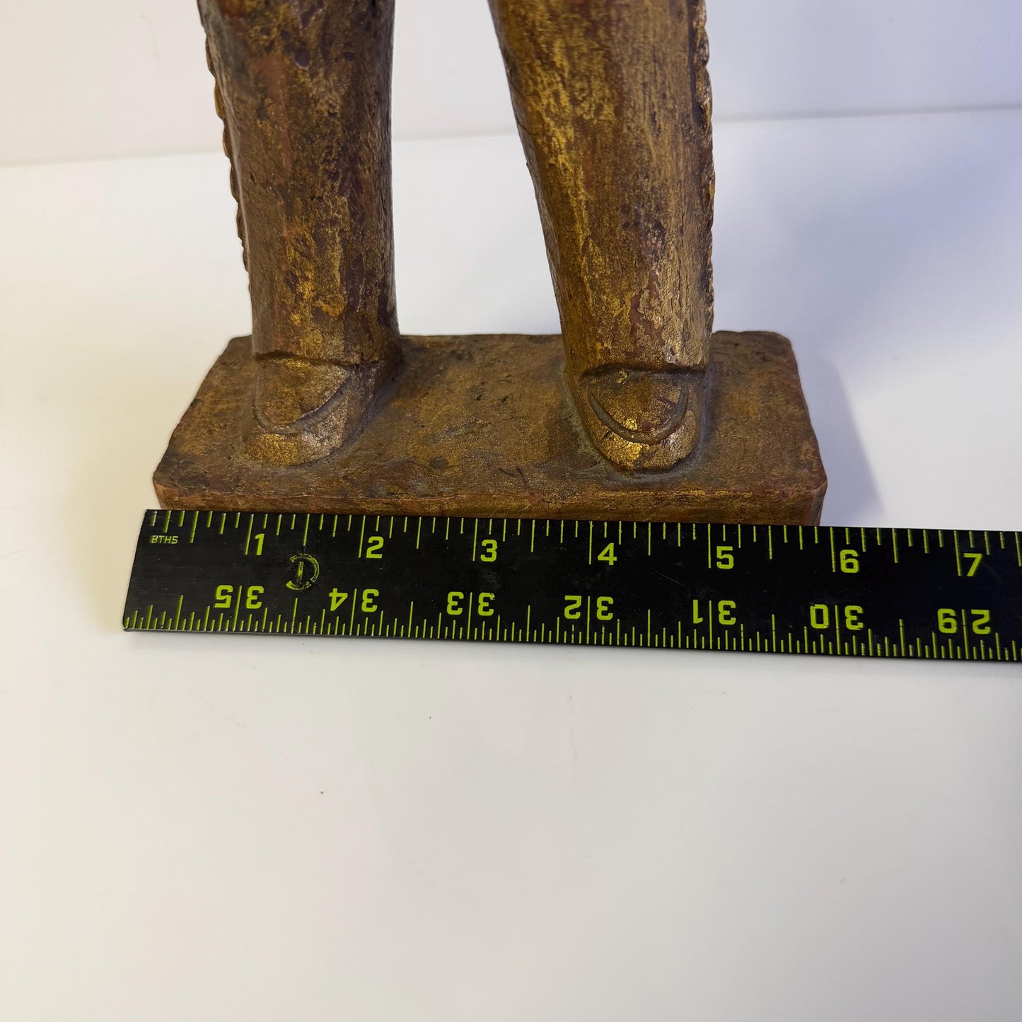 Vintage Hand Carved Wooded Indian Chief 18” Tall